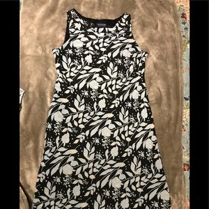 Ann Taylor Chiffon Summer Dress With Lining